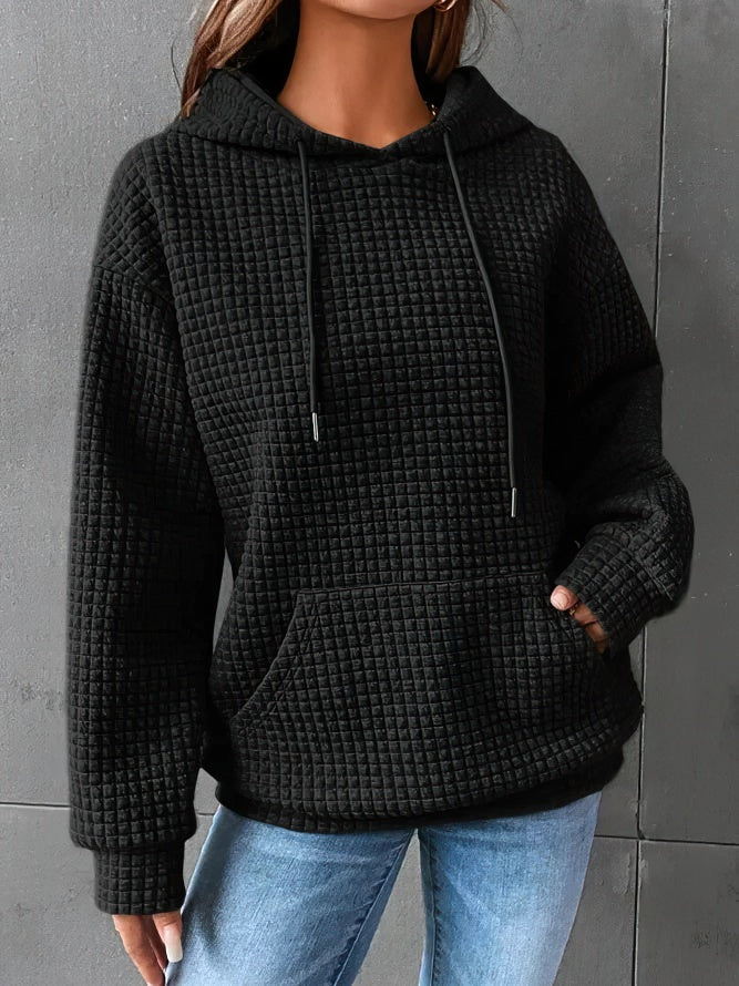 Cooler und schicker strukturierter Pullover für Frauen