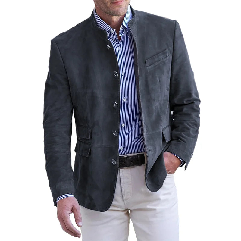 WW | Klassische Button Down Jacke Für Männer