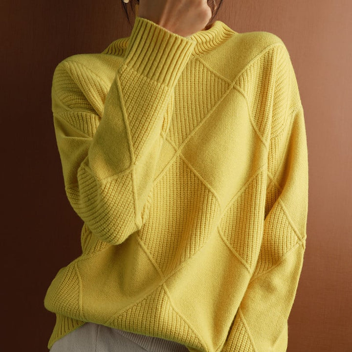 W&W Mode | Bequemer Weicher Rollkragenpullover