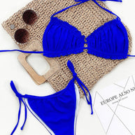 WW | Rüschentrill Halterneck Bikini Set
