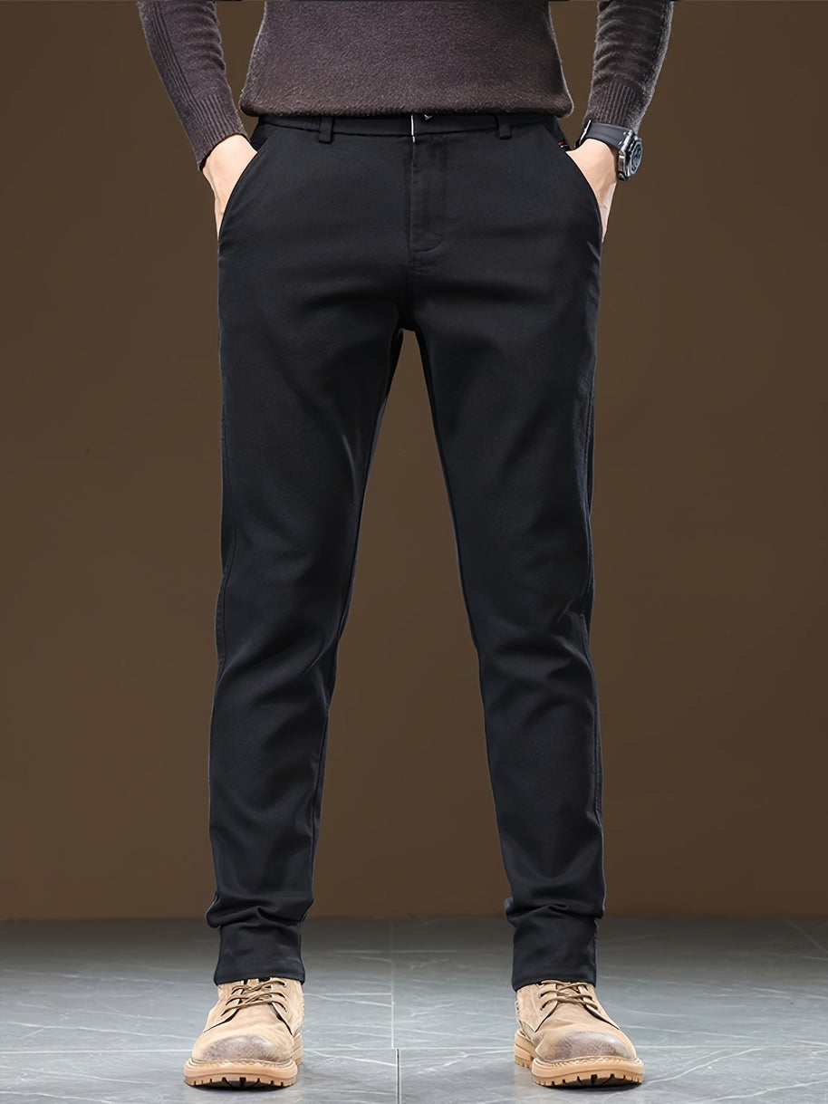 WW | Baumwoll Herren Chino Hose, Reguläre Passform, Dehnbarem Stoff