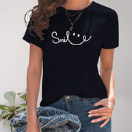 WW | Smile Rundhals Kurzarm T-Shirt