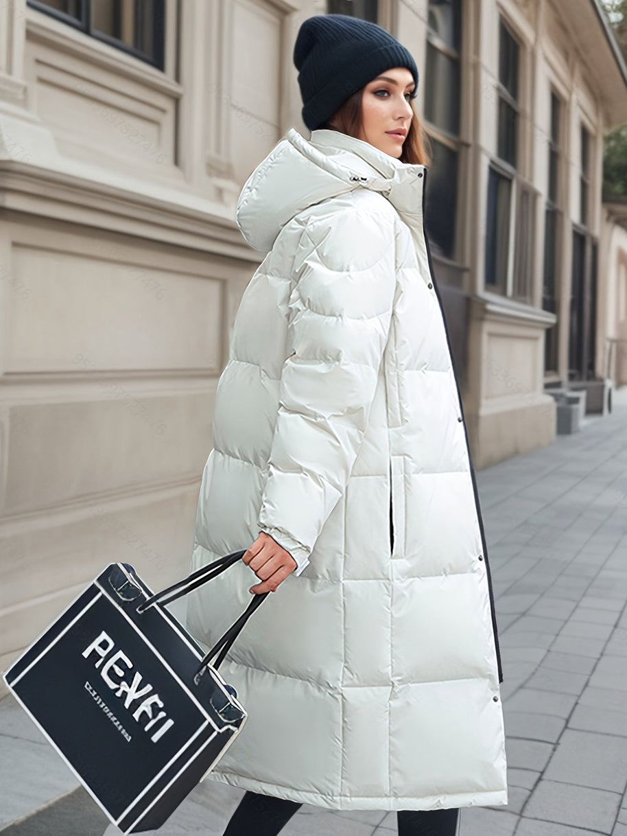WW | Stilvoller langer Wintermantel Damen mit