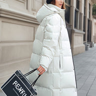 WW | Stilvoller langer Wintermantel Damen mit
