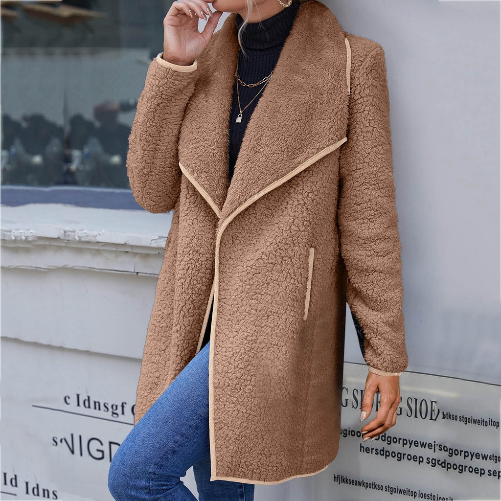 Wolff | Luxuriöser Winter-Trenchcoat aus Samt für Damen