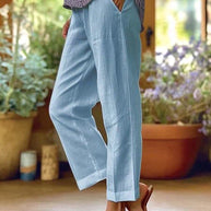 WW | Luftige Damen Leinenhose Für Den Sommer