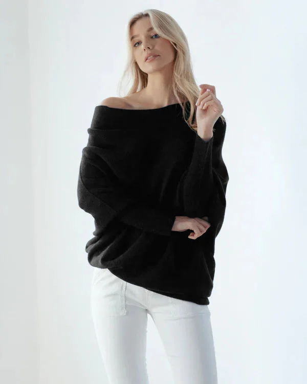 Mariemi™ - Asymmetrisch Drapierter Pullover