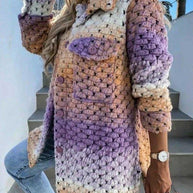 WW - Kleurrijke wollen jas