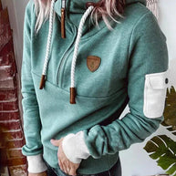 WW | Lässiges Sweatshirt mit Halbem Reißverschluss