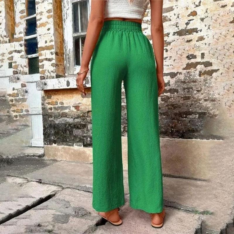 W&W Mode | Farbige Luftige Sommerhosen Damen Mit Weitem Bein Für Frauen