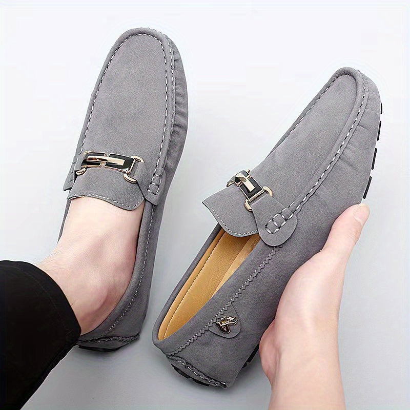WW | Bequeme Metallische Mokassins