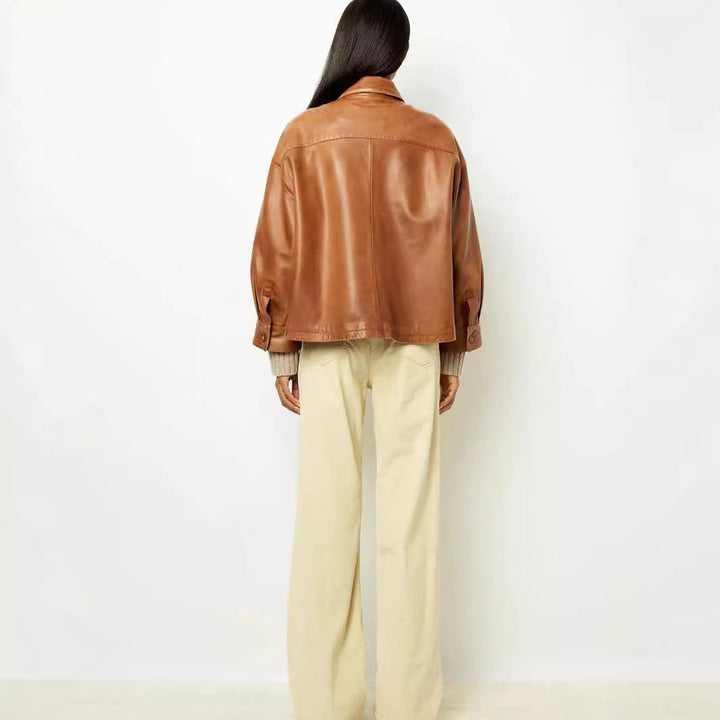 W&W Mode | Weinlese Lederjacke