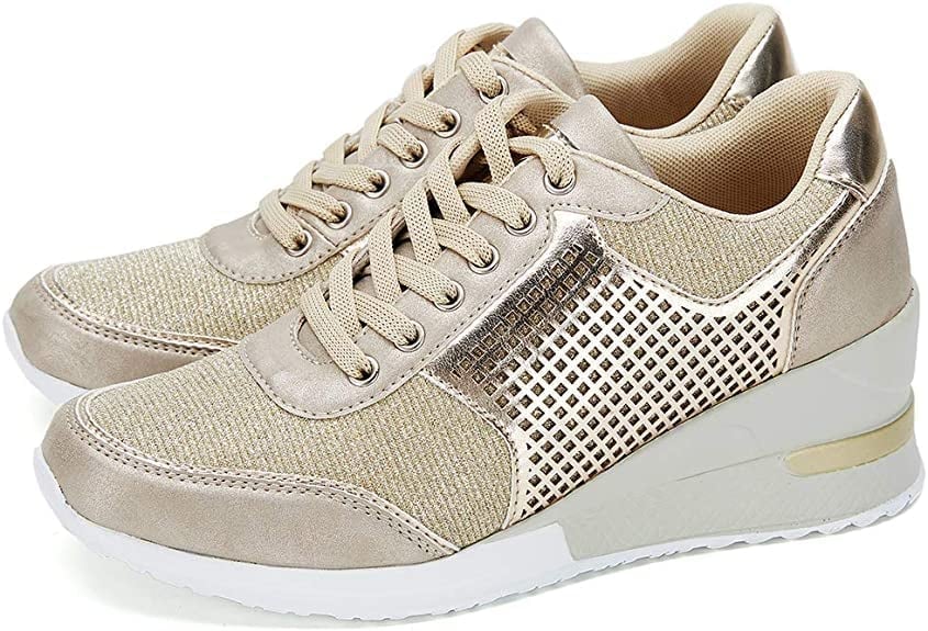 W&W Mode | High-Heel-Sneaker mit Keildesign Für Frauen