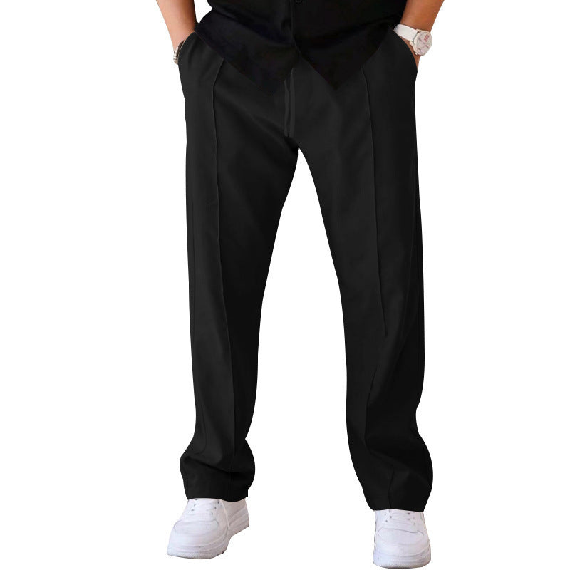 WW | Sportliche Herrenhose Mit Lockerem, Geradem Schnitt Und Kordelzug
