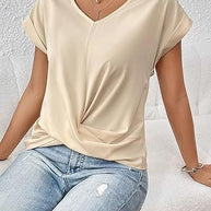 WW Damen-T-Shirt – Unregelmäßiger Schnitt