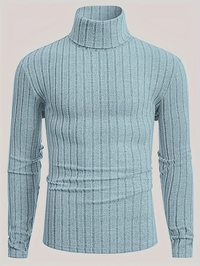 WW | Gestreifte Strickpullover Mit Kragen Für Herren