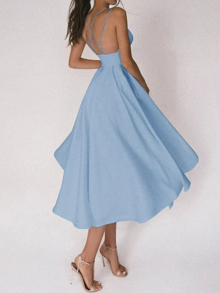 WW | Schlagkleid mit V Ausschnitt