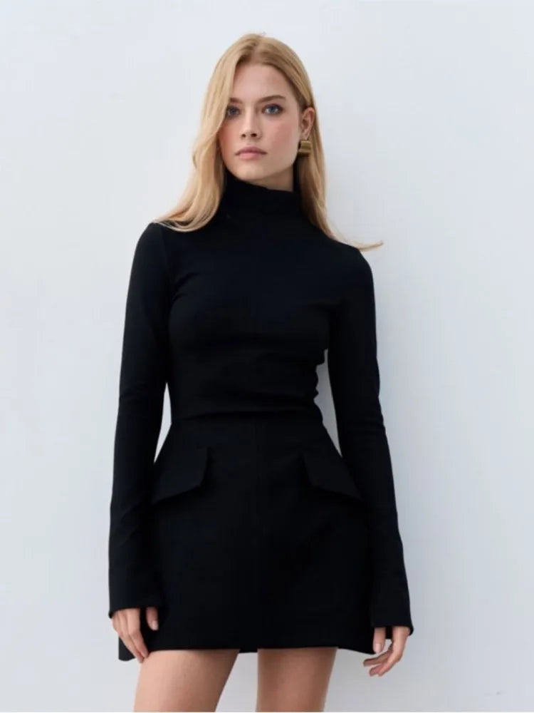 W&W Mode | Elegantes Kurzes Kleid chic Frauen