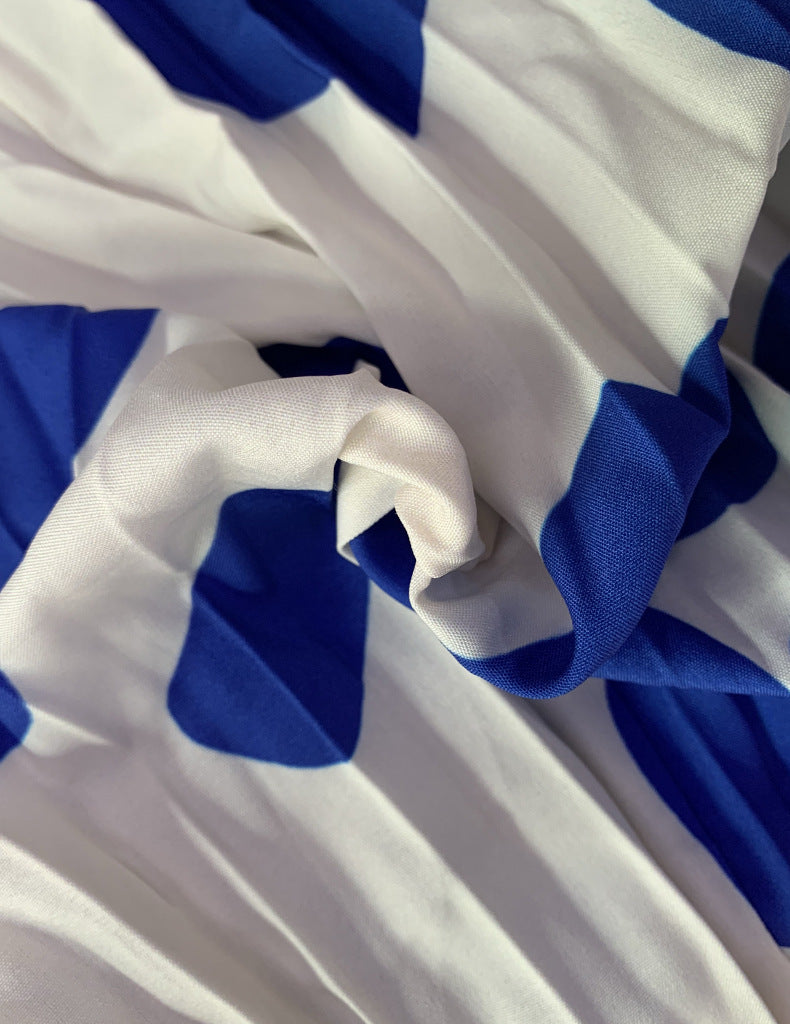 WW | Elegantes bedrucktes Kleid in modischer Passform