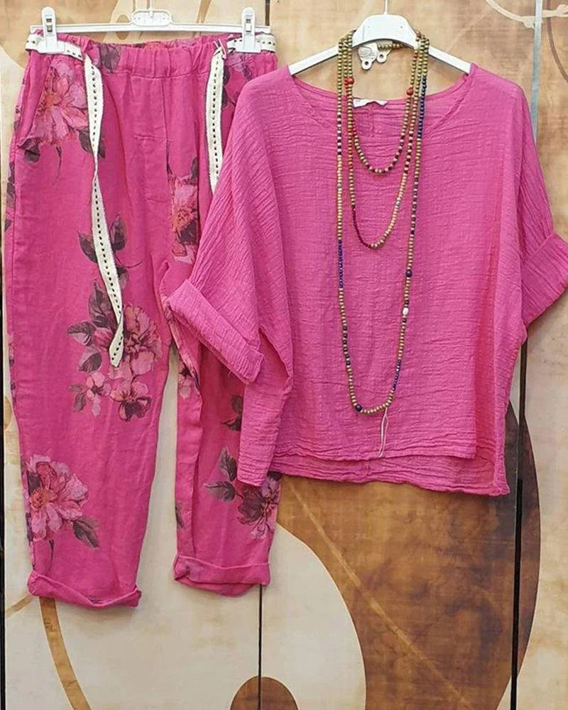 WW | Lässiges Outfit mit Blumenmuster
