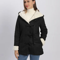 Warme Fleece-Langjacke