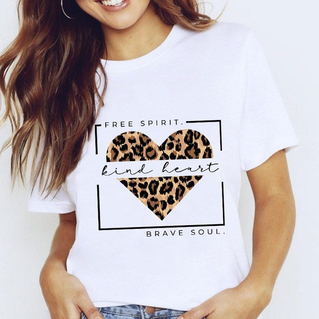 WW | Harajuku Damen T-shirt Mit Sternen