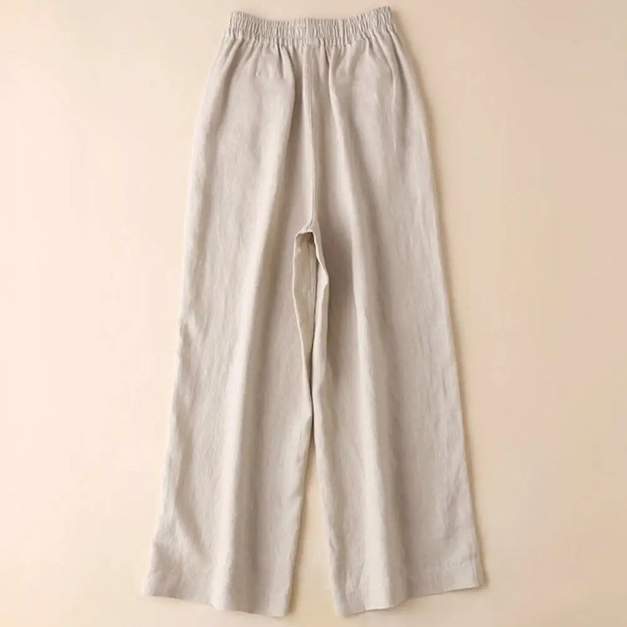 WW | Weite Leinen Baumwollhose