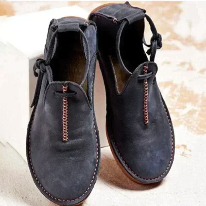 W&W Mode | Modische Wildlederschuhe mit Rutschfester Sohle für Komfort