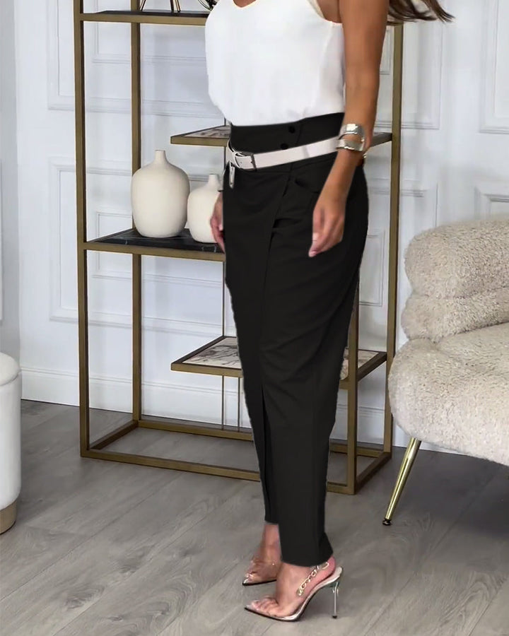 W&W Mode | Patchwork Hose Mit Gürtel