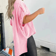 Oversized Shirt mit Nieten