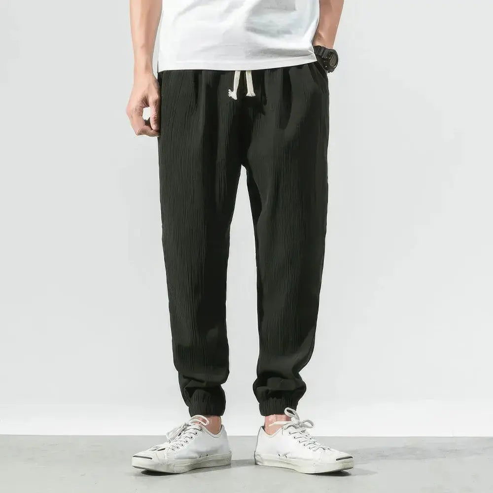 W&W Mode | Baumwoll Leinen Jogginghose