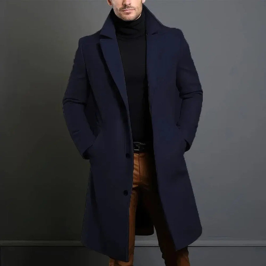 WW | Luxus Herren Trenchcoat Merino Stil