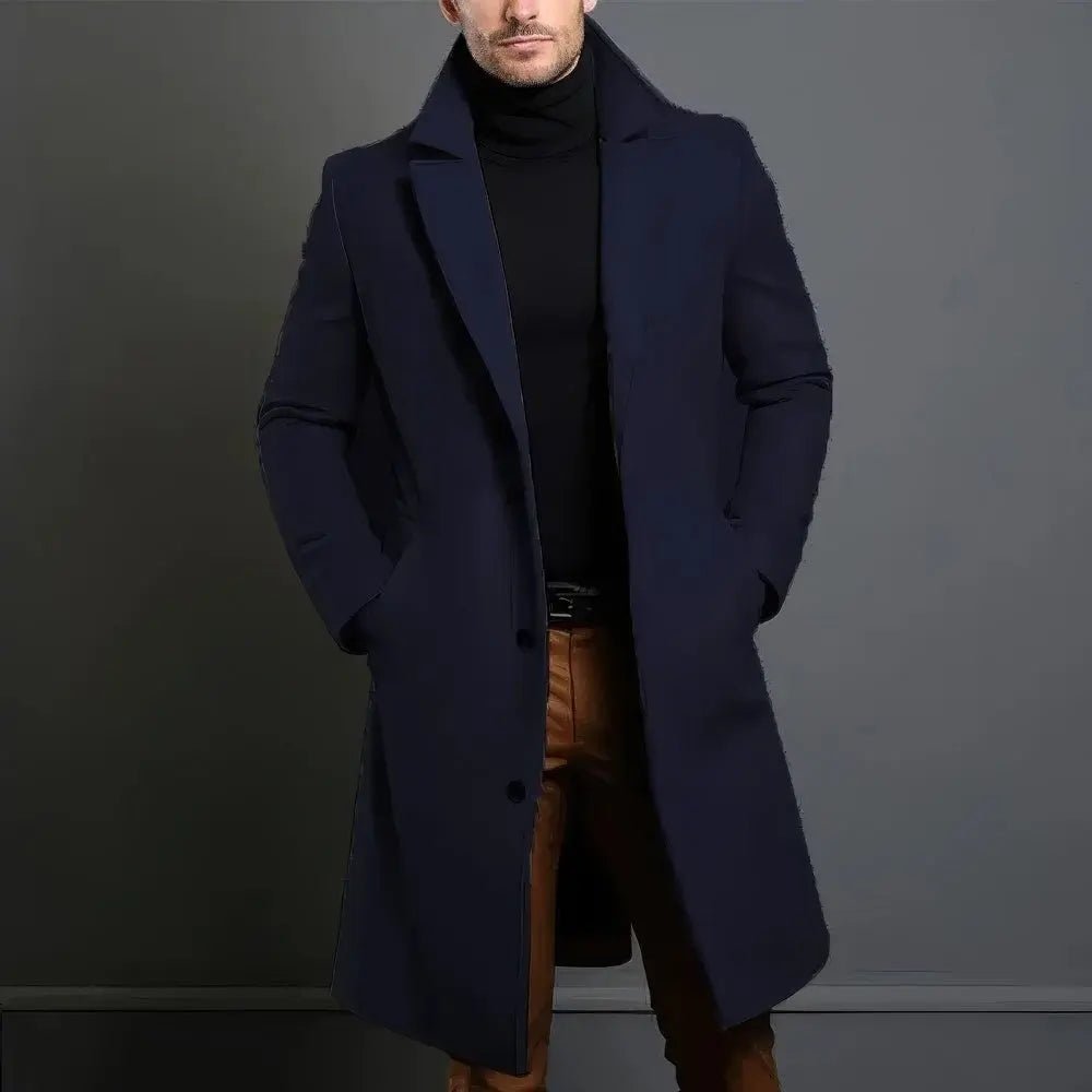 WW | Luxus Herren Trenchcoat Merino Stil