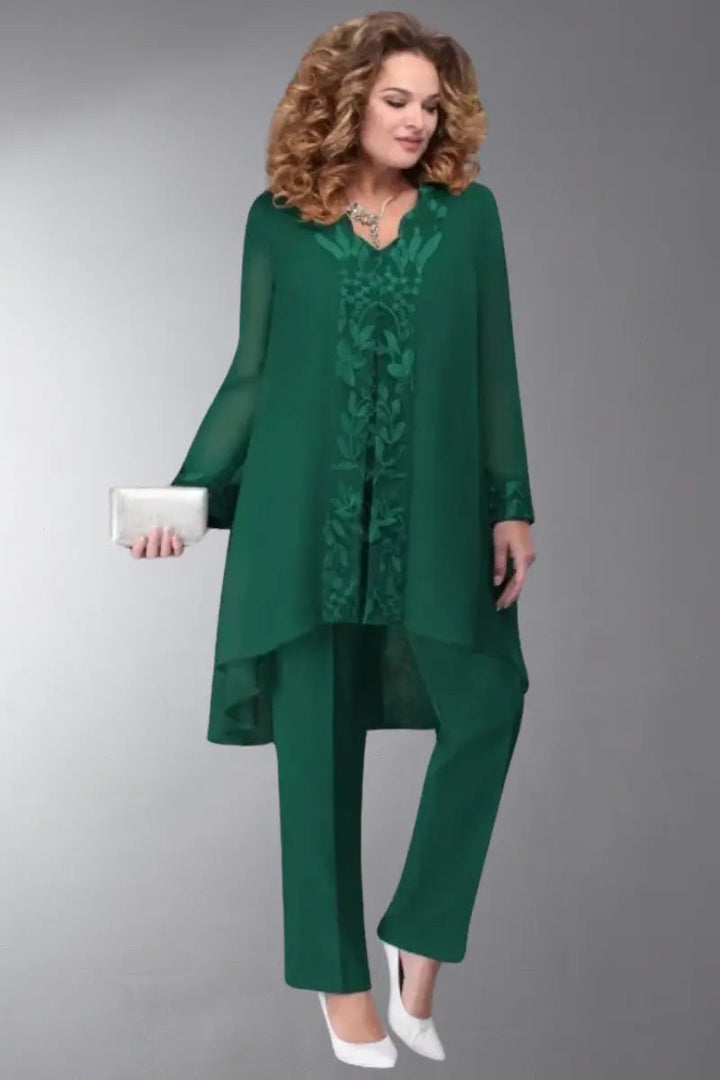 W&W Mode | 3 Teilig Chiffon Brautkleid Satz Für Damen