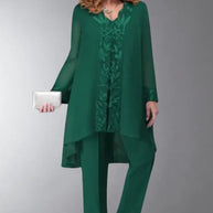 WW | 3 Teilig Chiffon Brautkleid Satz Für Damen