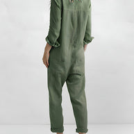 Scarlett™ - Overall mit langen Ärmeln und Knöpfen
