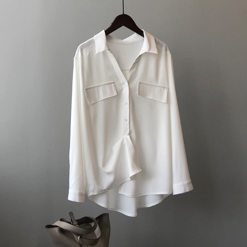 WW | Langarm Damen Shirt Einfarbig