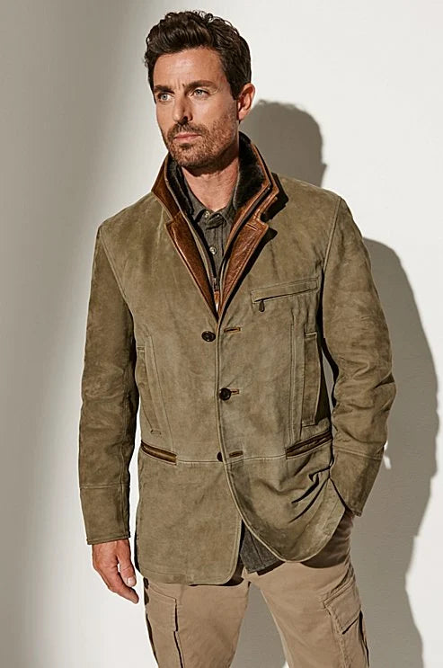 W&W Mode - Vintage-Herbstjacke für Männer