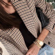 WW | Boss Up Karomuster Boyfriend Blazer