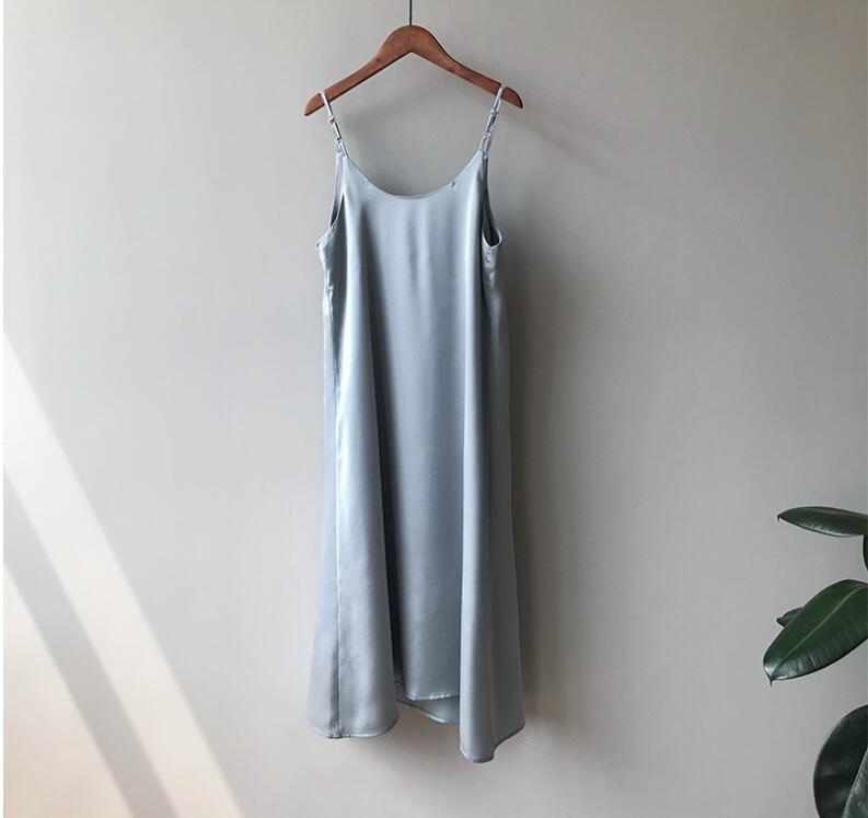 WW | Spaghetti-Träger Lang Kleid