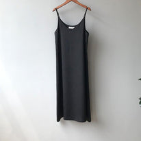 WW | Spaghetti-Träger Lang Kleid