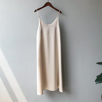 WW | Spaghetti-Träger Lang Kleid