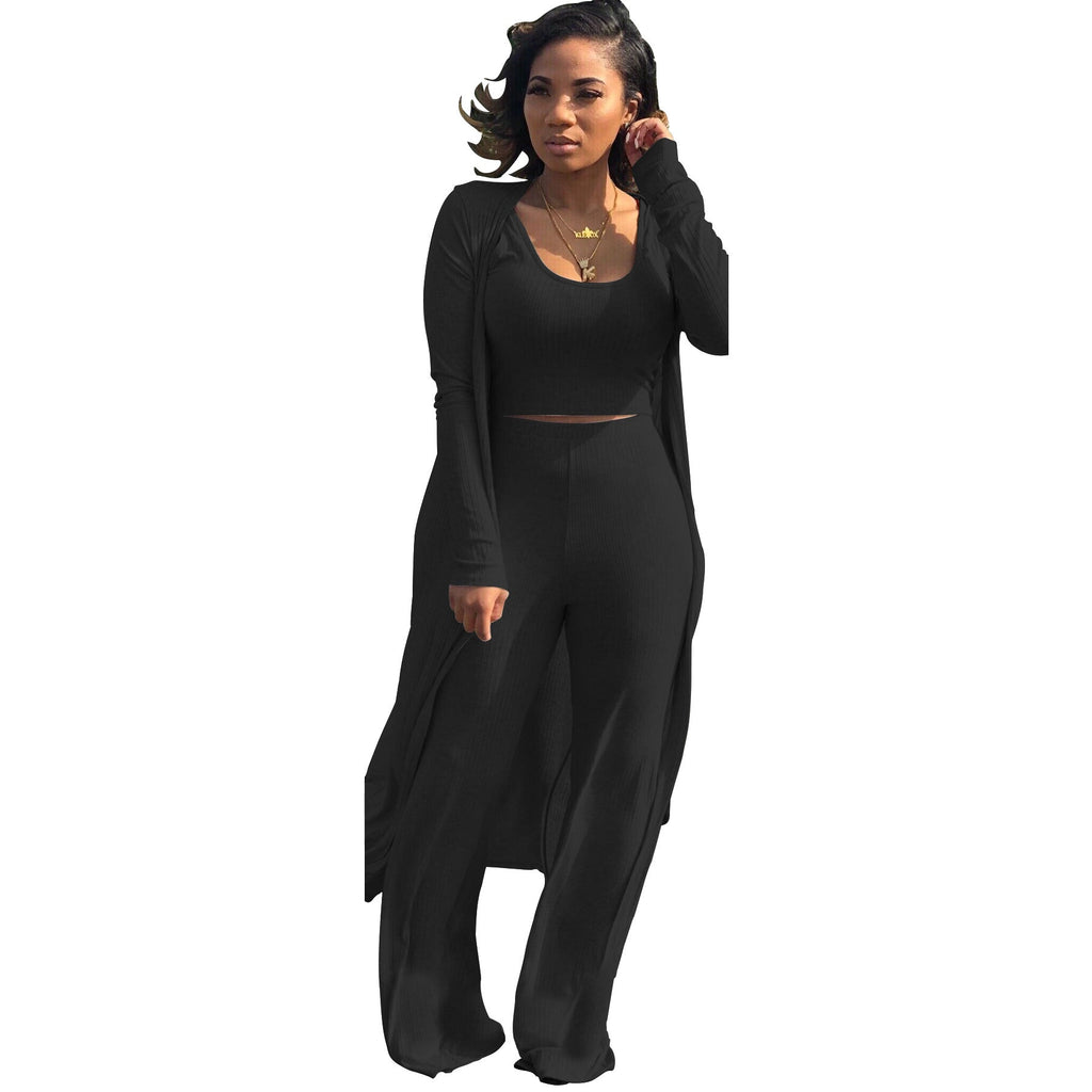 WW | Frauen Lange Kimono Strickjacke 3 Stück Outfits