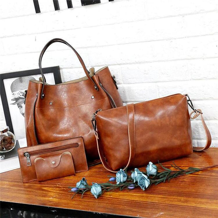 W&W Mode | 4 Teiliges Weinlese Handtaschensatz Für Damen