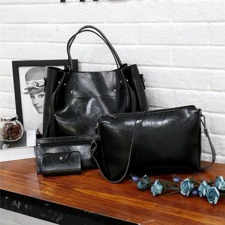 W&W Mode | 4 Teiliges Weinlese Handtaschensatz Für Damen