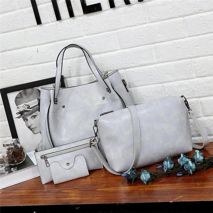 W&W Mode | 4 Teiliges Weinlese Handtaschensatz Für Damen