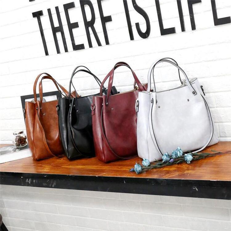 W&W Mode | 4 Teiliges Weinlese Handtaschensatz Für Damen