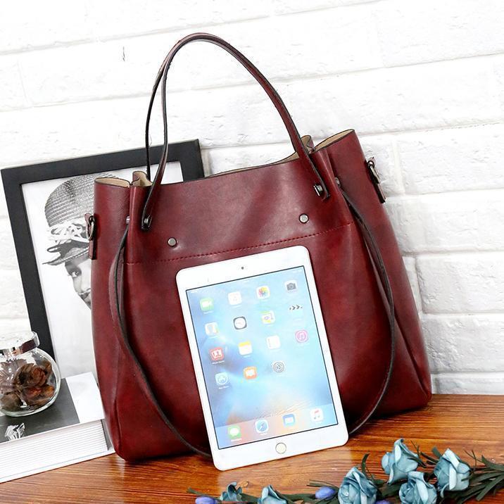 W&W Mode | 4 Teiliges Weinlese Handtaschensatz Für Damen