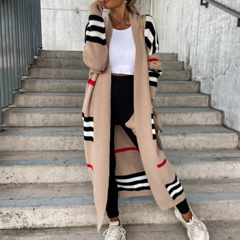 WW | Elegante Longstrickjacke