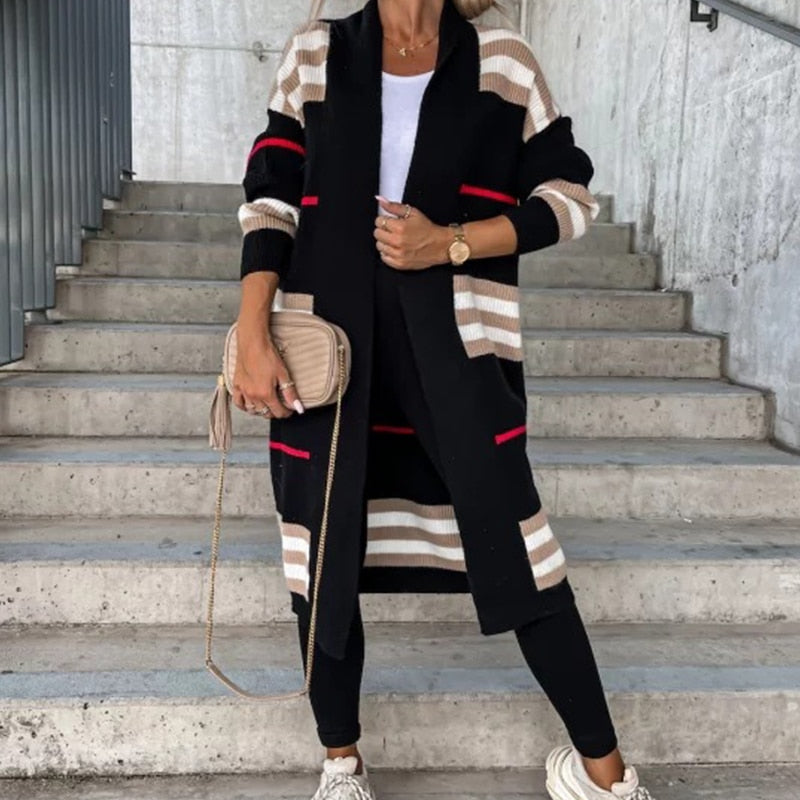 WW | Elegante Longstrickjacke